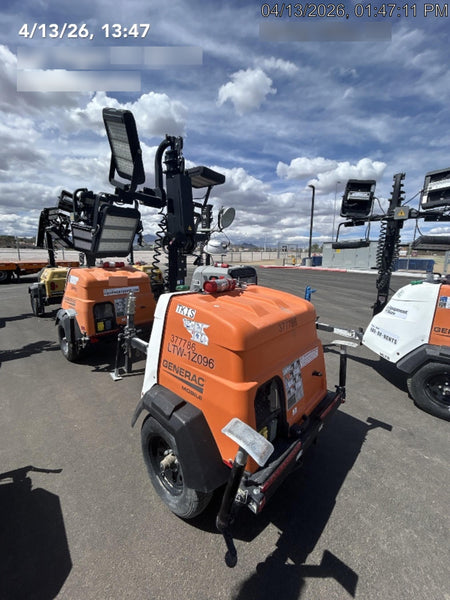 2023 Generac MLT2 Diesel, Flex Switch 120V Input, Powerzone Controller, 
(4) 320W LED Lights, 4kW Generator, 39.9 Gal Fuel Tank, 2" Ball, T3