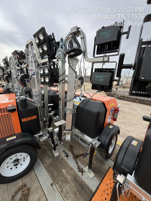 2024 Wanco WLTT-4MM4K Diesel, Deep Sea Controller, Shore Power Plug, Auto Start, (4) 350W LED Floodlights, 4kW Generator, 60 Gal Fuel Tank, 2" Ball, T3