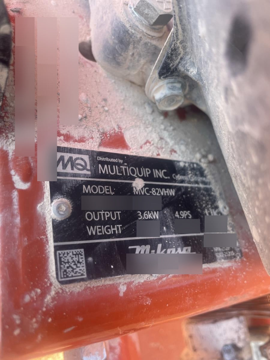 2023 MULTIQUIP MVC82VHW