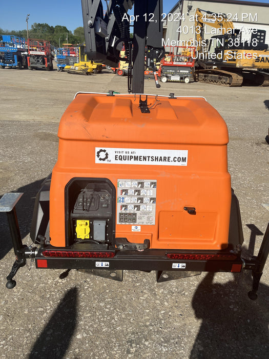 2024 Generac MLT2 Diesel, Flex Switch 120V Input, Powerzone Controller, 
(4) 320W LED Lights, 4kW Generator, 39.9 Gal Fuel Tank, 2" Ball, T3