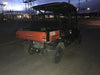Kubota RTV-X1140W-H Kubota RTVX1140WH 4wd Utility Cart, LED Strobe, Windshield Tempered Glass, Pastic Canopy, Wire Harness Kit, Backup Alarm