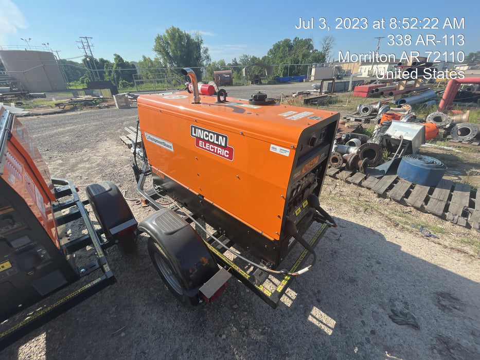 2023 Lincoln Electric LE400 Kubota V1505, Trlr, Cable Rack, Light Kit, ES Decals, T3