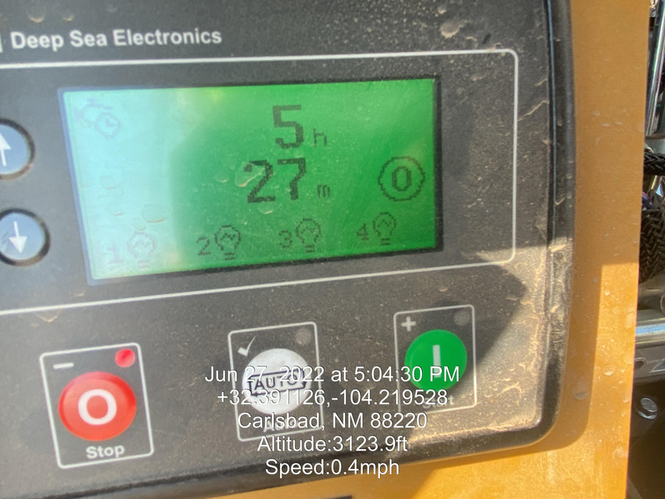 2022 Allmand NLV3GR (4) LED Light Fixture 350W, 23' Vertical Mast, 3kW Prime, Towable, Deep Sea L401, Leveling Jacks, Yanmar T4F 5.8hp