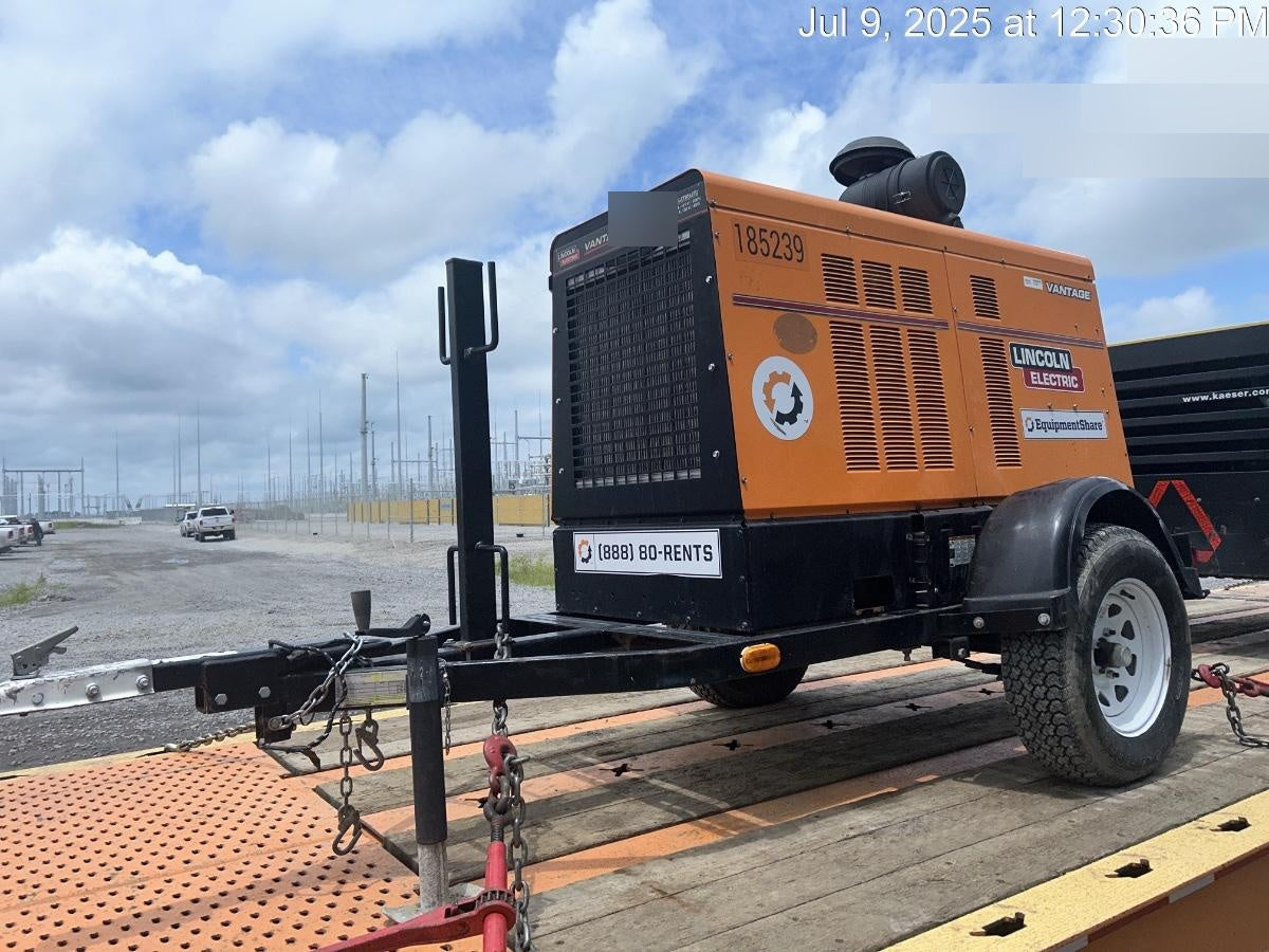 2021 Lincoln Electric Vantage 549X Ready Pak 3, ORANGE (includes trailer, cable rack, fender light kit)
