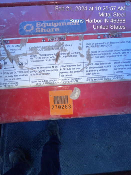 2022 Lincoln Electric Ranger 260MPX K3458-1 Ranger Gasoline Engine Driven Welder (Kohler)