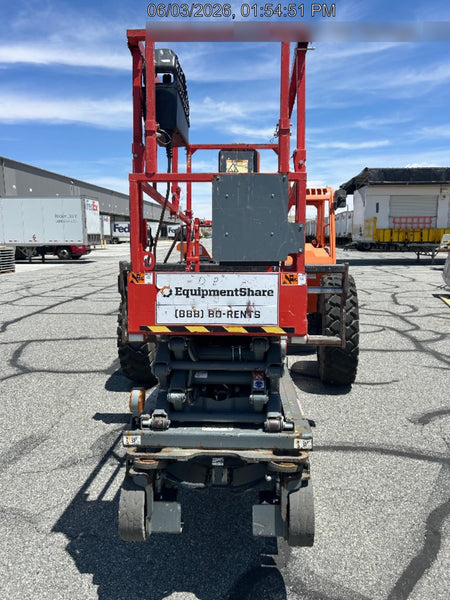2020 Skyjack SJIII-3219 Solid NM Tires, Half height spring hinged entry gate, Dual Beacons, 800W Inverter