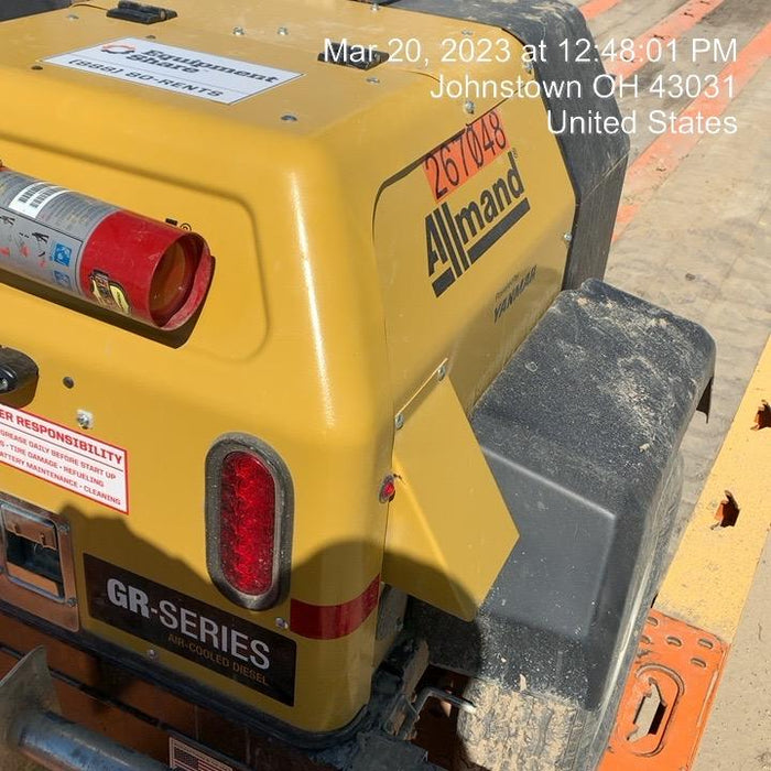 2022 Allmand NLV3GR (4) LED Light Fixture 350W, 23' Vertical Mast, 3kW Prime, Towable, ES Decals, T3