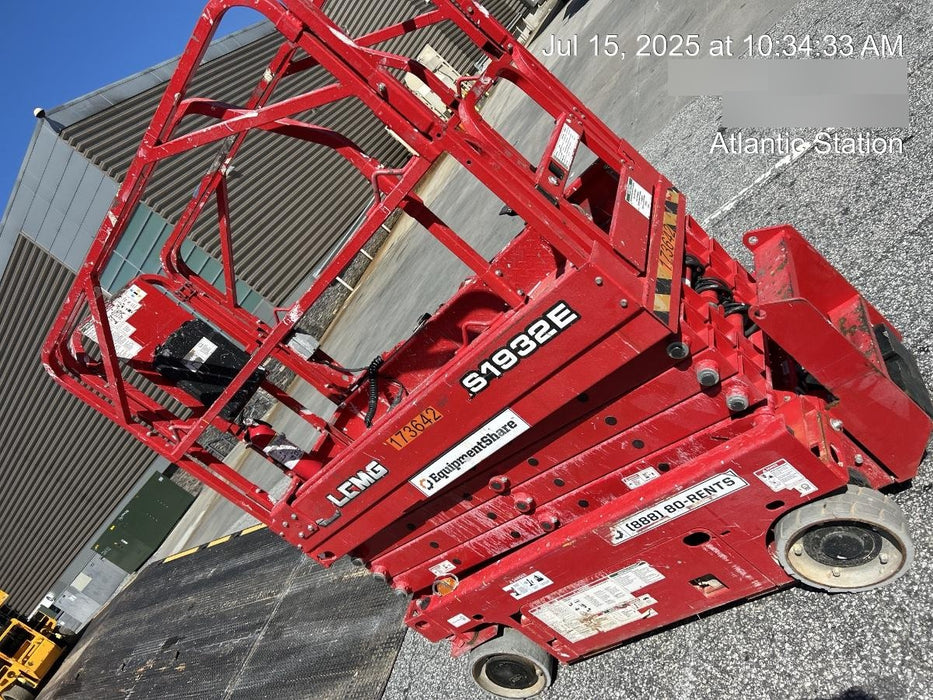 2021 Lgmg AS1932E Electric Drive, Solid Non Marking Tires, Dual Beacons