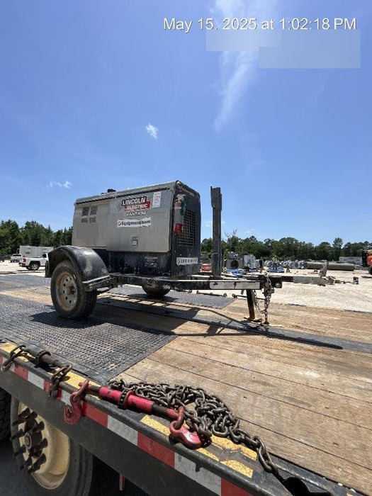 2019 Lincoln Electric Vantage 322 Welder Ready-Pak 3, Two wheel trailer, Fender and Light kit, Cable Rack