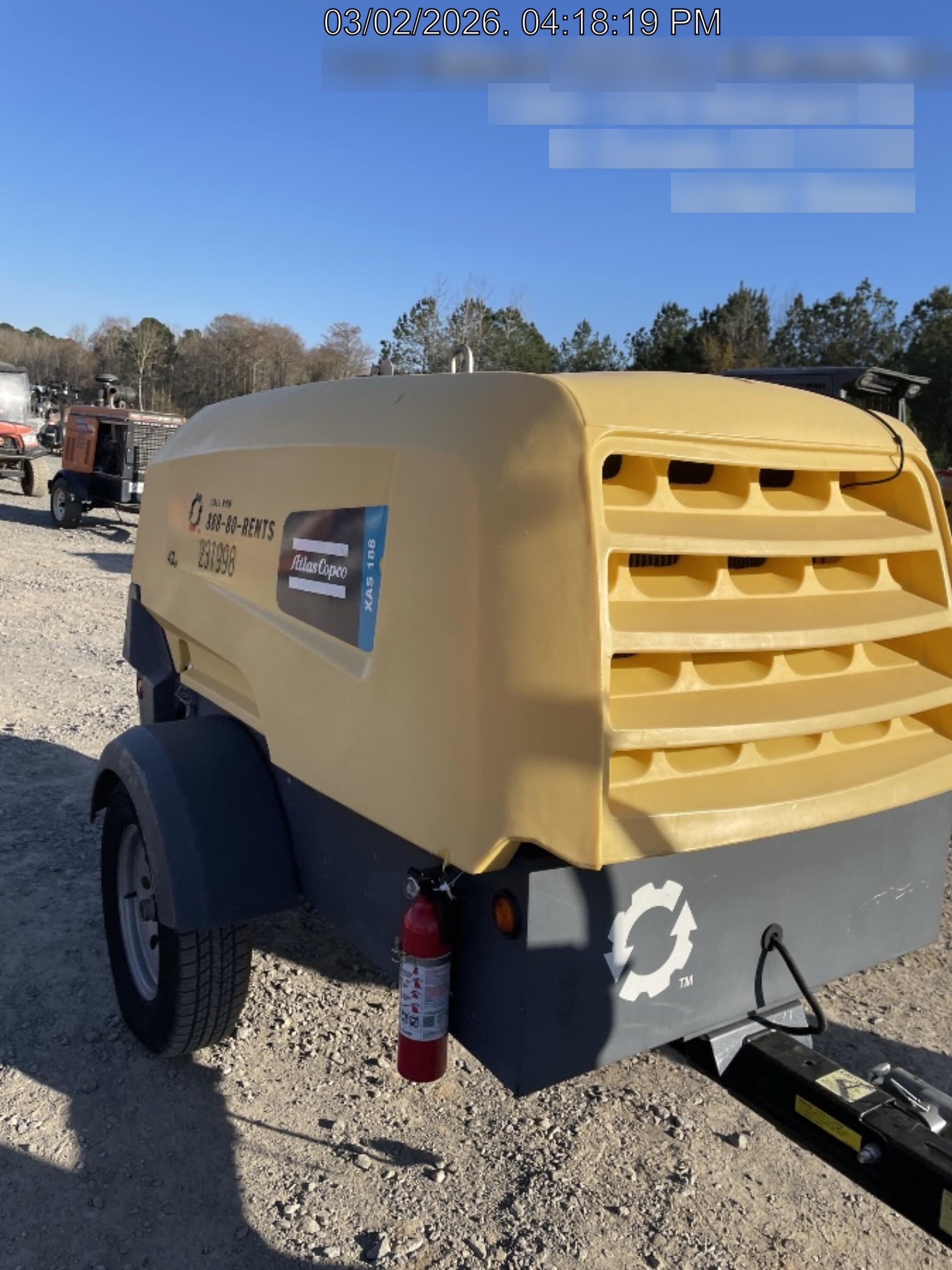 2022 ATLAS COPCO XAS188 CWK