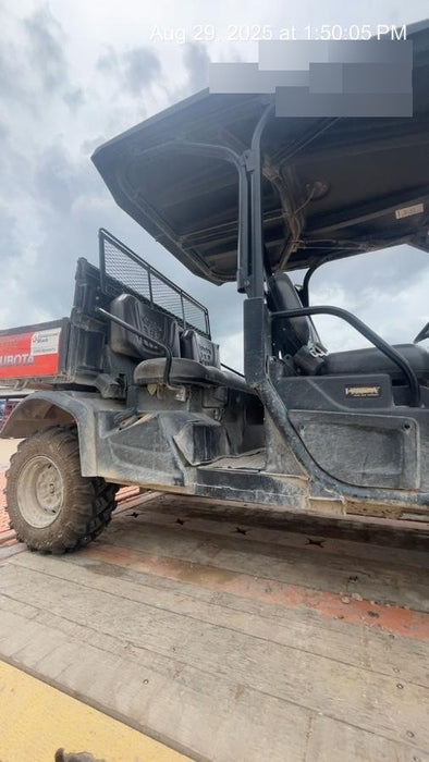 Kubota RTV-X1140W-H 4wd Utility Cart, 4 Seat, Diesel, LED Strobe, Windshield Tempered Glass, Plastic Canopy, Wire Harness Kit, Backup Alarm
