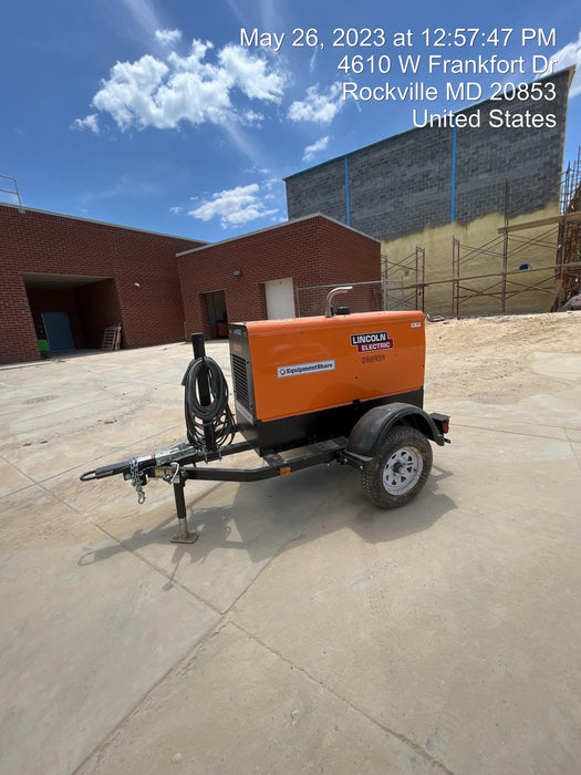 2022 Lincoln Electric LE400 Kubota V1505, Trlr, Cable Rack, Light Kit, ES Decals, T3