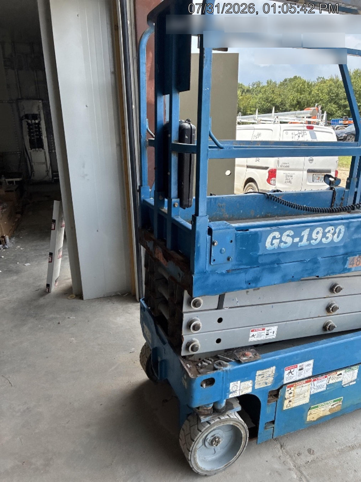 2019 Genie GS-1930 Fixed Rails with Chain Entry