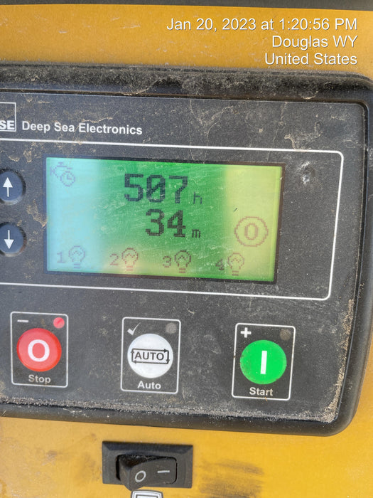 2022 Allmand NLV3GR (4) LED Light Fixture 350W, 23' Vertical Mast, 3kW Prime, Towable, ES Decals, T3