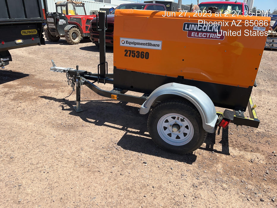 2022 Lincoln Electric LE400 Kubota V1505, Trlr, Cable Rack, Light Kit, ES Decals, T3