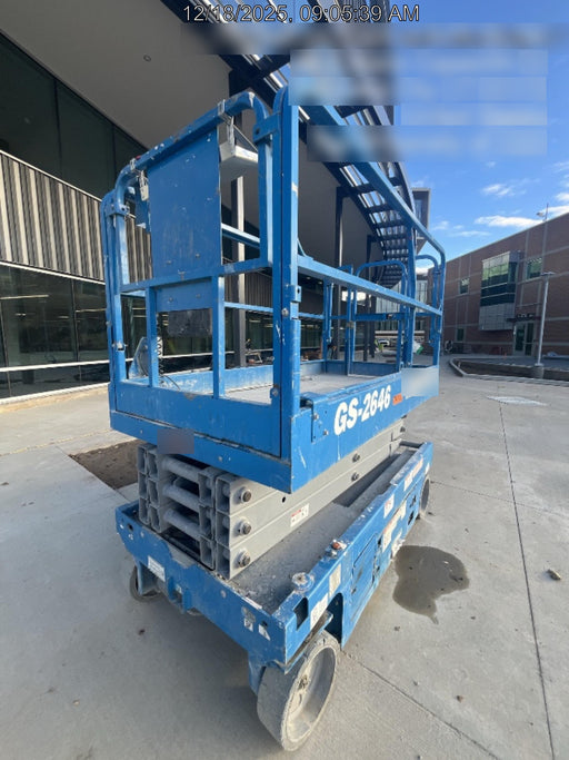 2019 Genie GS-2646 folding rails with full height swing gate
