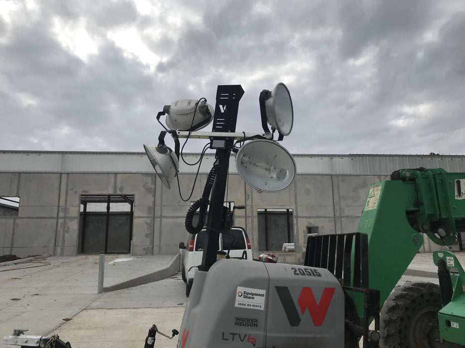 2018 Wacker Neuson LTV6L-MH Wacker Neuson LTV6L Mobile Light Tower w/Fuel Level Sensor Installed