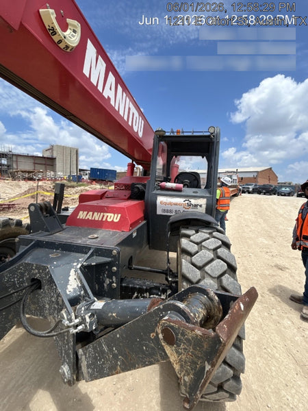 2018 Manitou MTA10055 MTA10055 - 74 HP T4, Canopy, Worklights/Strobe, Beacon, 66" Carriage, 60" Forks, Solid Tires, Lift Hook, Aux Hydraulics
