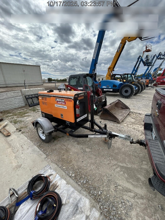 2022 Lincoln Electric LE400 Kubota V1505, Trlr, Cable Rack, Light Kit, ES Decals, T3