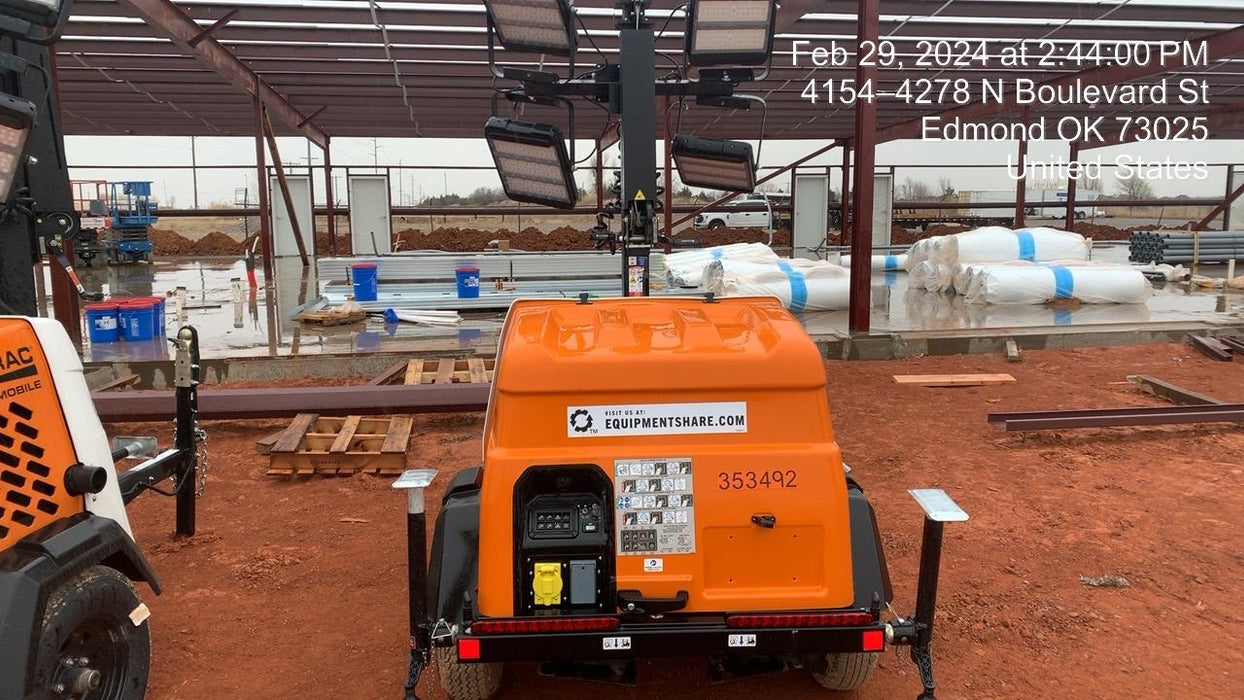 2023 Generac MLT2 Diesel, Flex Switch 120V Input, Powerzone Controller, (4) 320W LED Lights, 4kW Generator, 39.9 Gal Fuel Tank, 2" Ball, T3