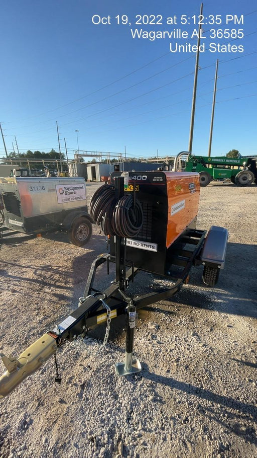 2022 Lincoln Electric LE400 Kubota V1505, Trlr, Cable Rack, Light Kit, ES Decals, T3