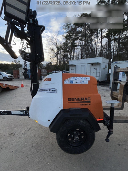 2024 Generac MLT6SKDS-STD4 ELEC WINCH Diesel, Electric Winch Mast, Powerzone Controller, (4) 320W LED Lights, 4kW Generator, 39.9 Gal Fuel Tank, 2" Ball, T3
