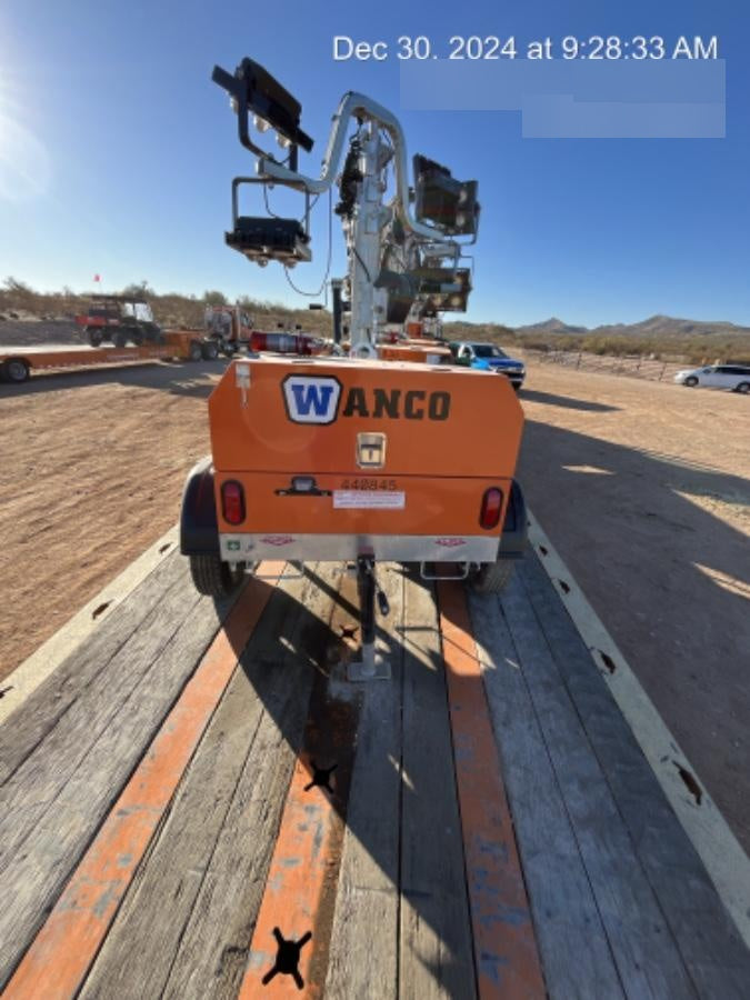 2024 Wanco WLTT-4MM4K Diesel, Deep Sea Controller, Shore Power Plug, Auto Start, (4) 350W LED Floodlights, 4kW Generator, 60 Gal Fuel Tank, 2" Ball, T3