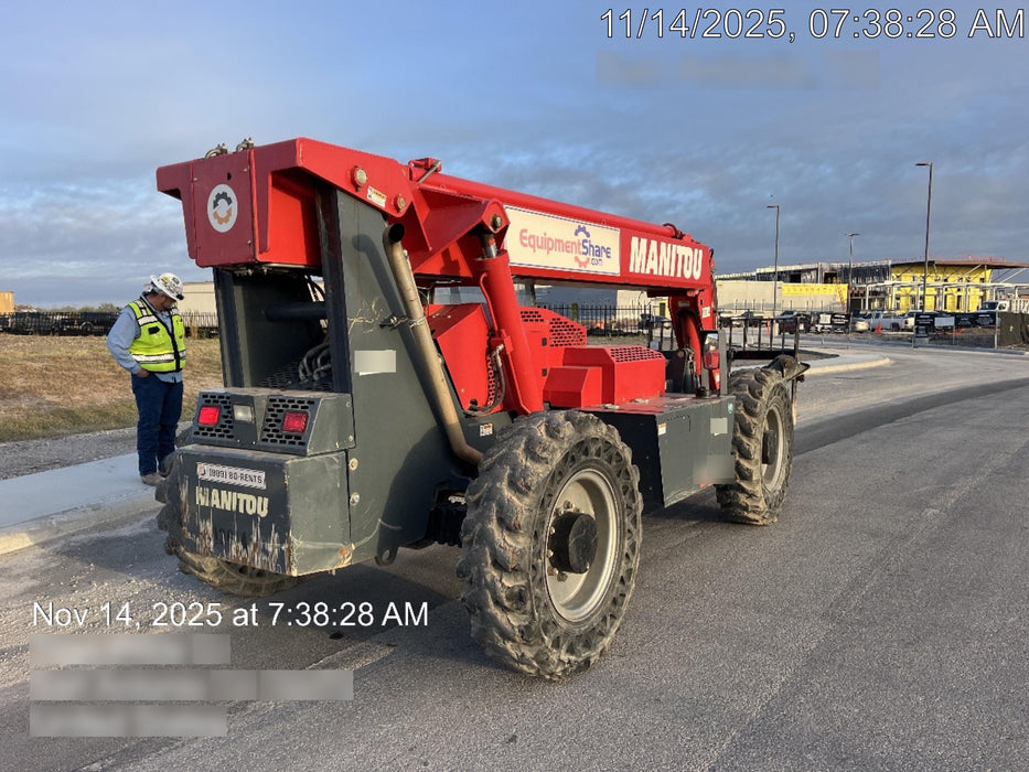 2018 Manitou MTA10055 MTA10055 - 74 HP T4, Canopy, Worklights/Strobe, Beacon, 66" Carriage, 60" Forks, Solid Tires, Lift Hook, Aux Hydraulics