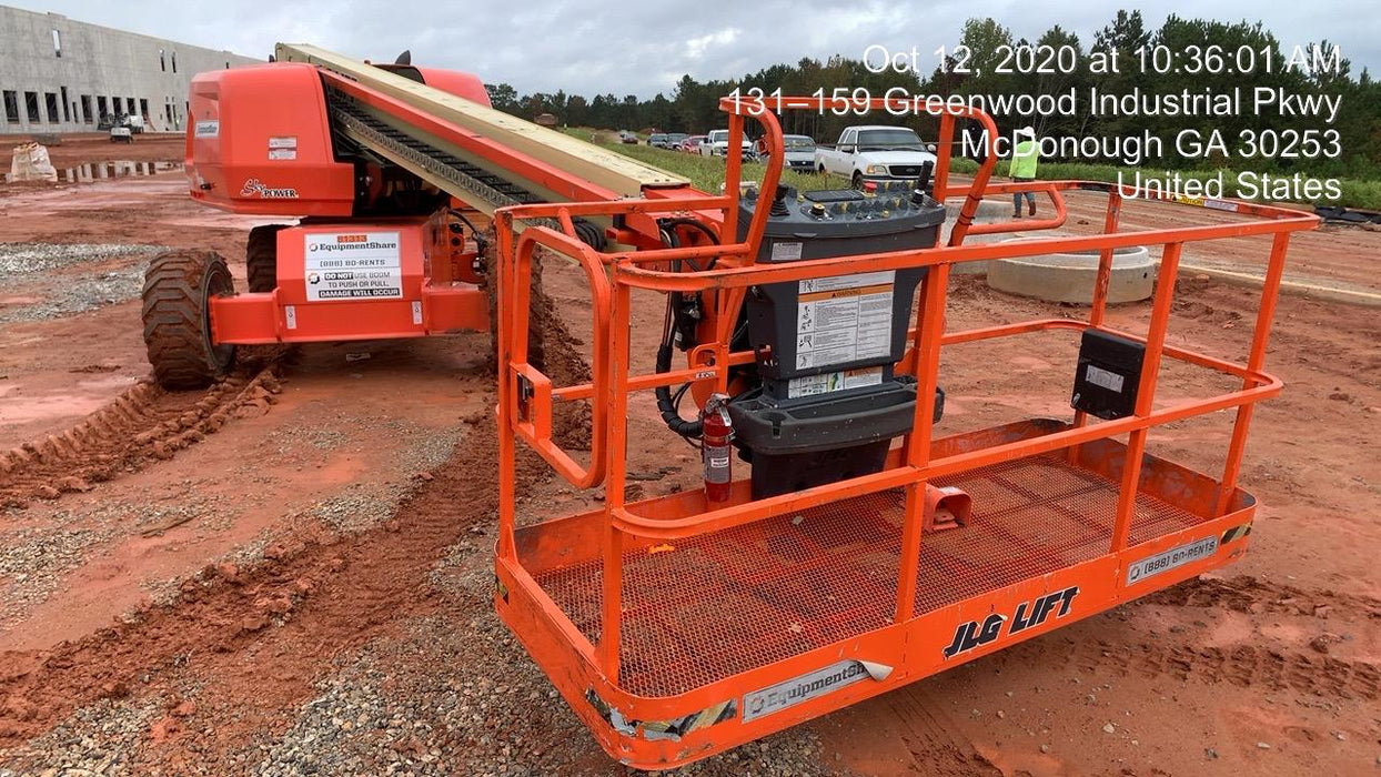 2020 JLG 600S Deutz Diesel, 4wd, FF Tires, Inward Self Closing Gate, Tool Tray, Beacon, 7.5kW Generator