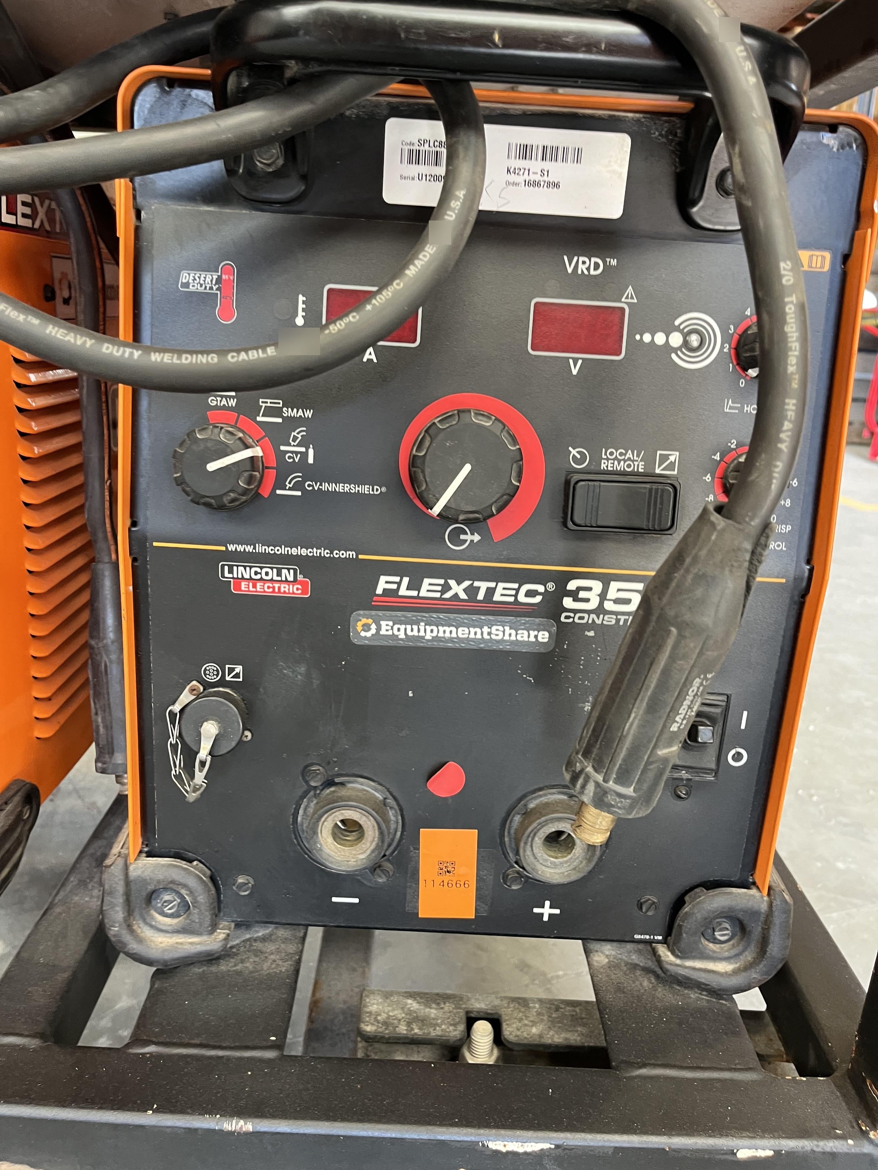 2020 LINCOLN ELECTRIC FLEXTEC 350X