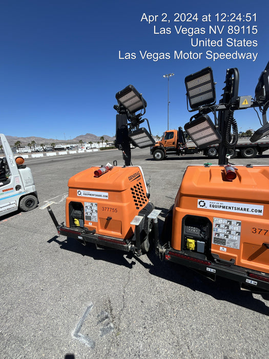 2023 Generac MLT2 Diesel, Flex Switch 120V Input, Powerzone Controller, 
(4) 320W LED Lights, 4kW Generator, 39.9 Gal Fuel Tank, 2" Ball, T3