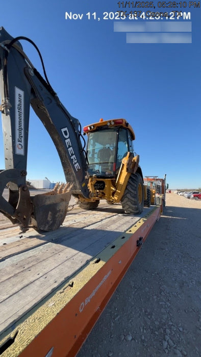 2020 John Deere 310LEP Cab/Heat/Air, 4WD, Standard Stick, Pilot Controls, 2 Way Hydraulics, TAG Manual QC