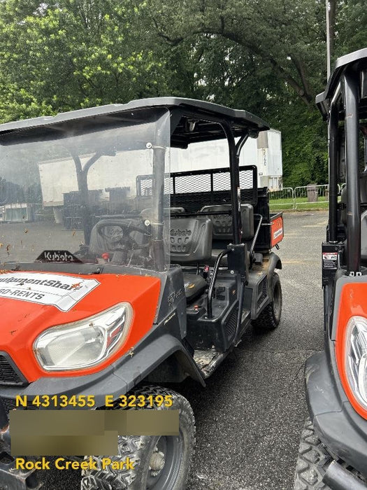 2022 Kubota RTV-X1140W-H Plastic Canopy, Windshield Acrylic Clear, LED Strobe Light, Wire Harness Kit, Back up Alarm