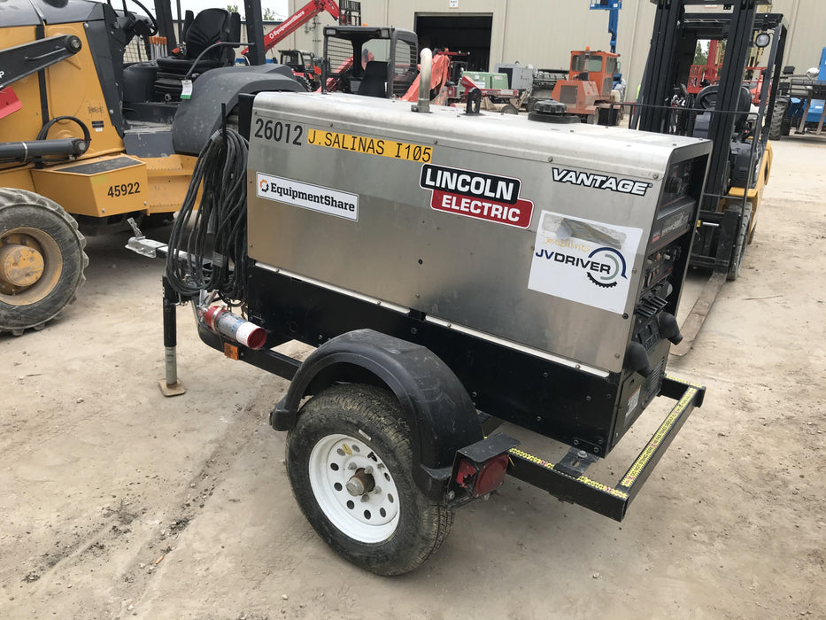 Lincoln Electric Vantage 322 Lincoln Vantage 322 Welder w/Trailer