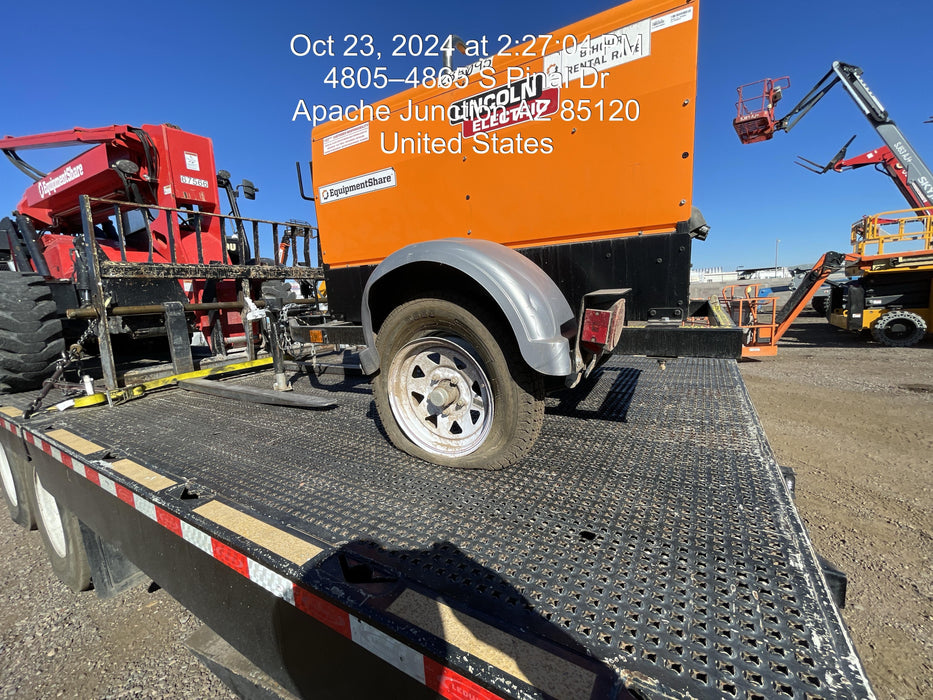 2023 Lincoln Electric LE400 Kubota V1505, Trlr, Cable Rack, Light Kit, ES Decals, T3