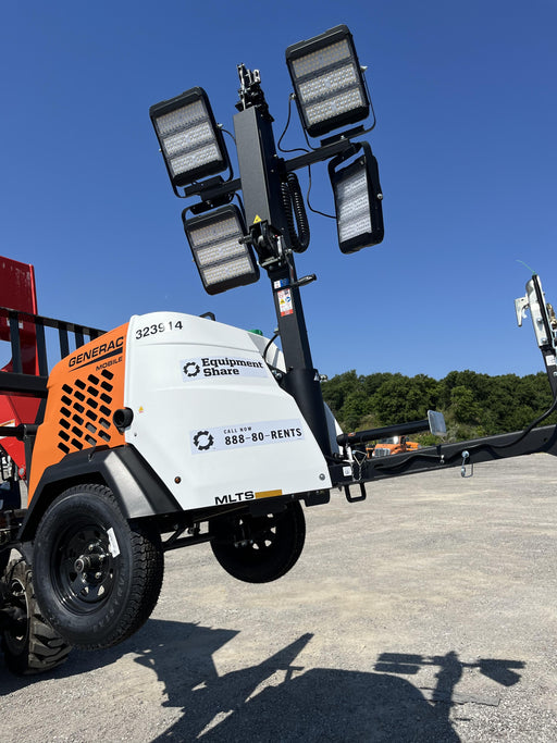 2023 Generac MLT2 Diesel, Flex Switch 120V Input, Powerzone Controller, (4) 320W LED Lights, 4kW Generator, 39.9 Gal Fuel Tank, 2" Ball, T3