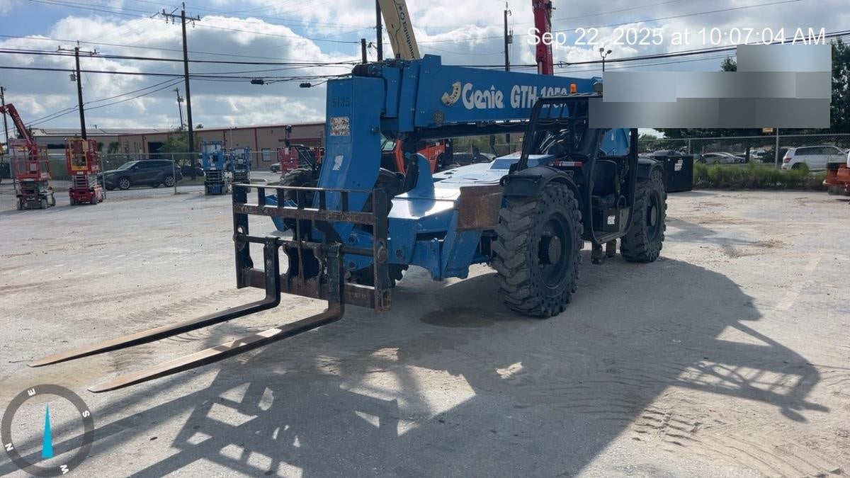 2017 Genie GTH-1056 Genie GTH1056, Solid Tires, 60" carriage, Open ROPS