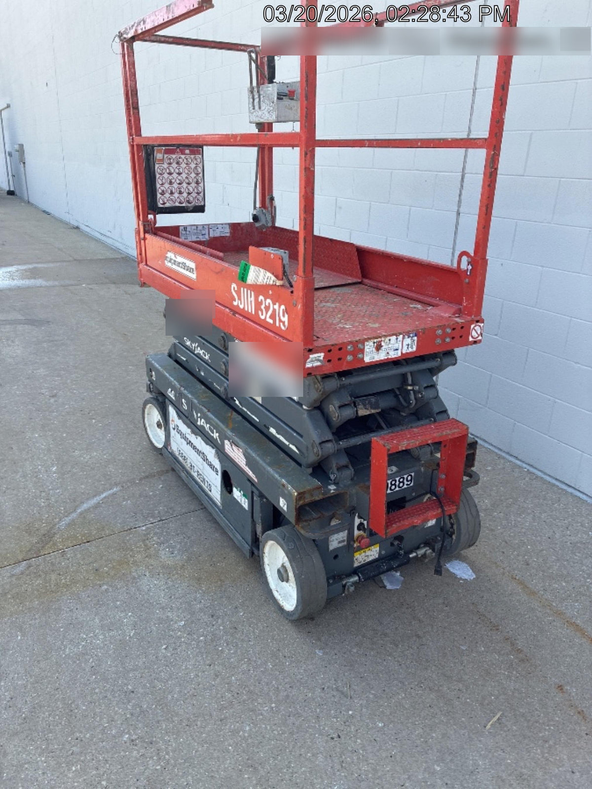 2019 Skyjack SJIII-3219 Standard w/Trojan Batteries