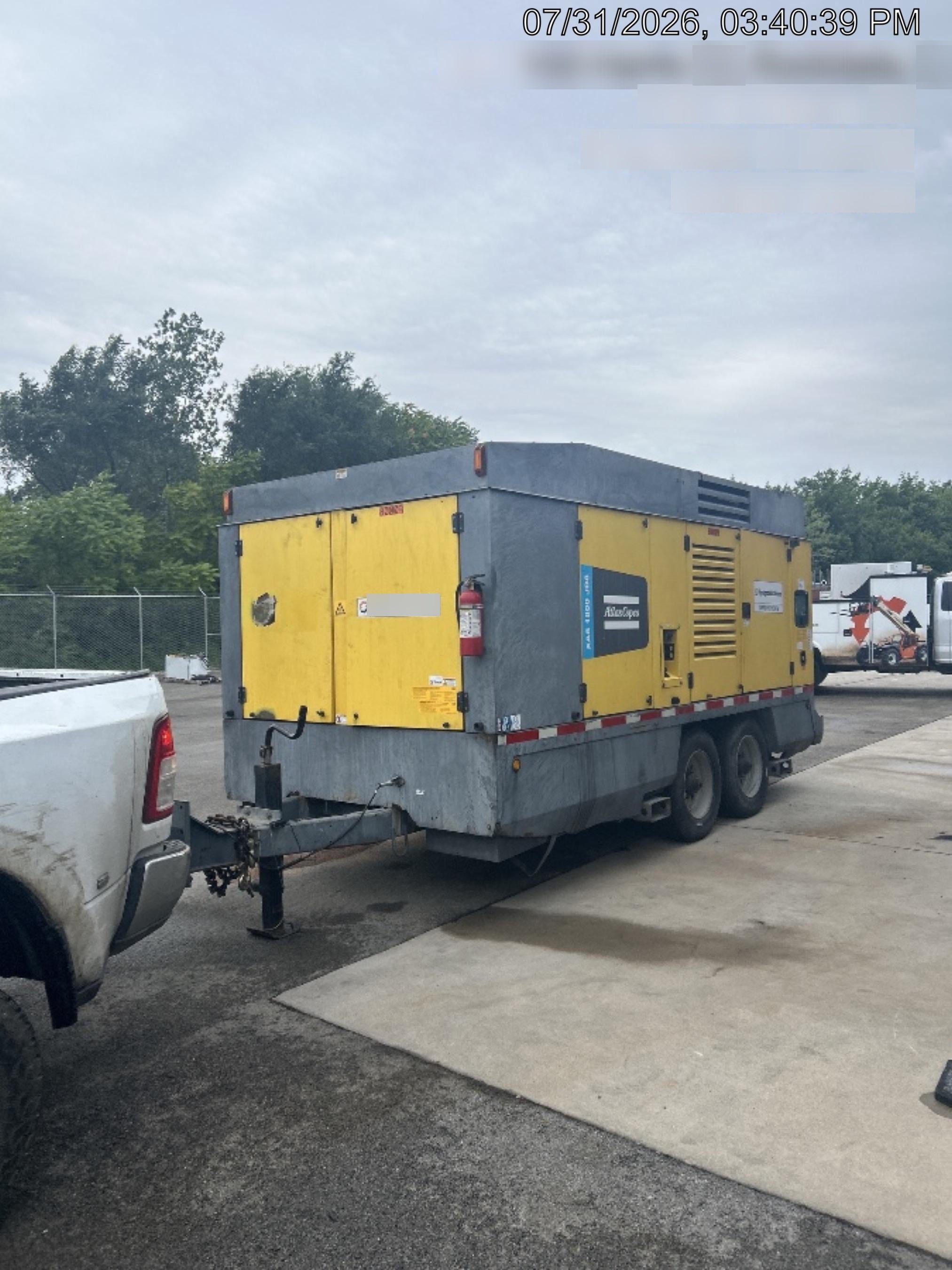 2020 ATLAS COPCO XAS 1800