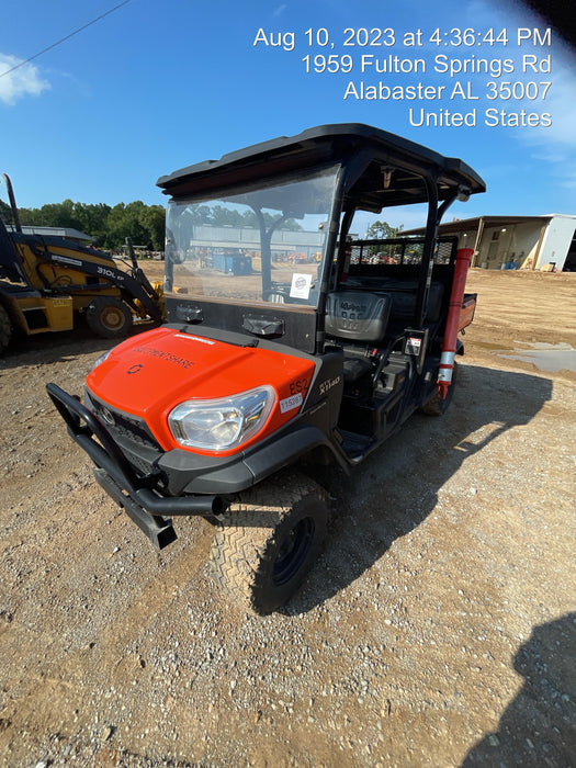 2020 Kubota RTV-X1140WL-H 4 Passenger cart with Plastic canopy, windshield, strobe light, harness, and backup alarm