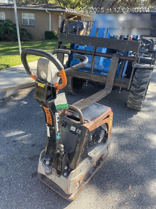 2023 Multiquip MV308GH Honda GX270, 18" Plate, Tachometer