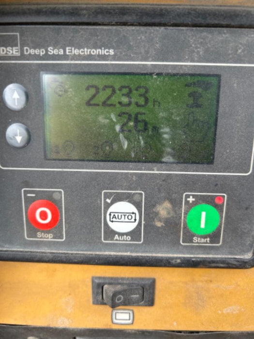 2022 Allmand NLV3GR (4) LED Light Fixture 350W, 23' Vertical Mast, 3kW Prime, Towable, Deep Sea L401, Leveling Jacks, Yanmar T4F 5.8hp