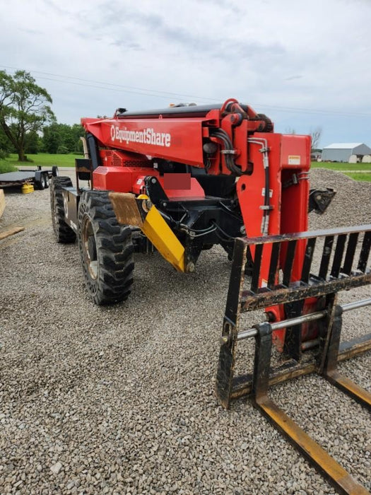 2019 Manitou MTA10055 Cab/Heat/Air, 120 HP, Solid Tires, Work Lights, Lift Hook, Auxiliary Hydraulics w/66" Carriage and 60" Forks