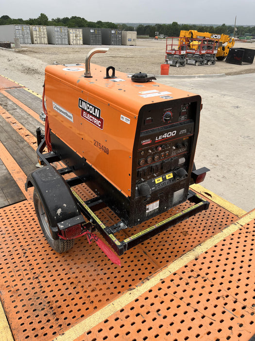 2022 Lincoln Electric LE400 Kubota V1505, Trlr, Cable Rack, Light Kit, ES Decals, T3