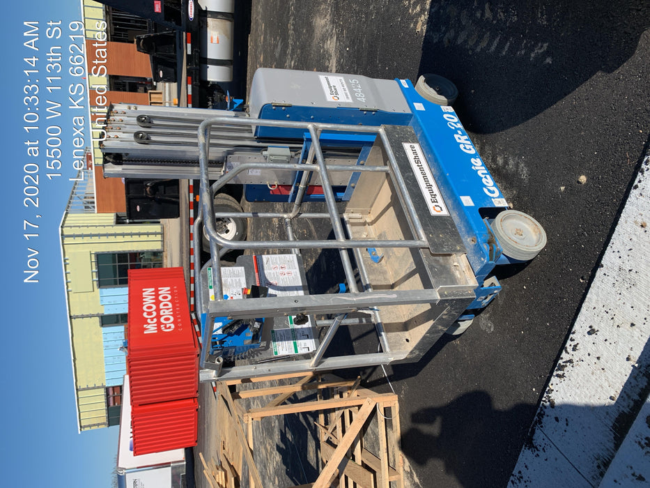 2019 GENIE GR-20