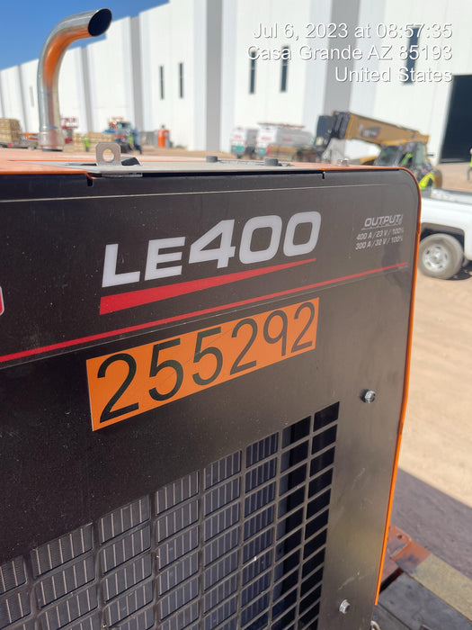 2022 Lincoln Electric LE400 Kubota V1505, Trlr, Cable Rack, Light Kit, ES Decals, T3