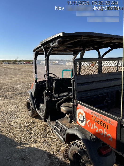 2021 Kubota RTV-X1140W-H Plastic Canopy, Windshield Acrylic Clear, LED Strobe Light, Wire Harness Kit, Back up Alarm