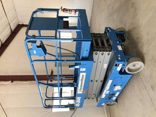 2019 Genie GS-2646 folding rails with full height swing gate
