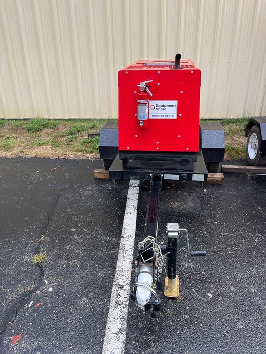 2023 Shindaiwa DGW400MDL Kubota D902 Engine, 23 HP, Dual Op Welder, Wire, Arc, Droop Stick, Tig, and CC Stick Functionality, Simulphase, 3 Phase and 1 Phase Gen Output, Single Axle NB Trlr, Slr Trckl Chrg 12V 12W, Fire Ext