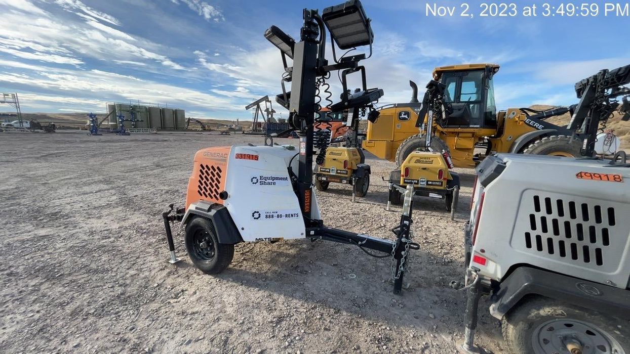 2023 Generac MLT2 Diesel, Flex Switch 120V Input, Powerzone Controller, (4) 320W LED Lights, 4kW Generator, 39.9 Gal Fuel Tank, 2" Ball, T3